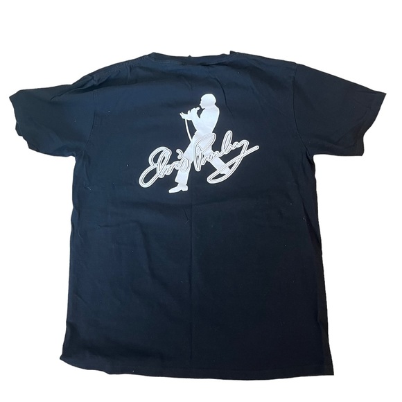Elvis Presley Mens Tshirt Size Large 42-44 Black The King Of Rock N Roll - Picture 7 of 9